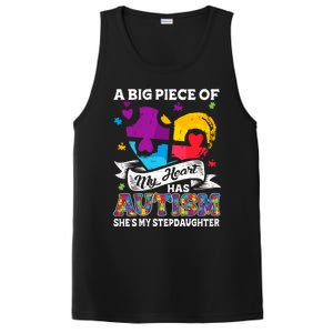 A Piece Of My Heart Has Autism My Stepdaughter Funny Gift PosiCharge Competitor Tank