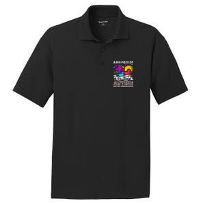 A Piece Of My Heart Has Autism My Stepdaughter Funny Gift PosiCharge RacerMesh Polo