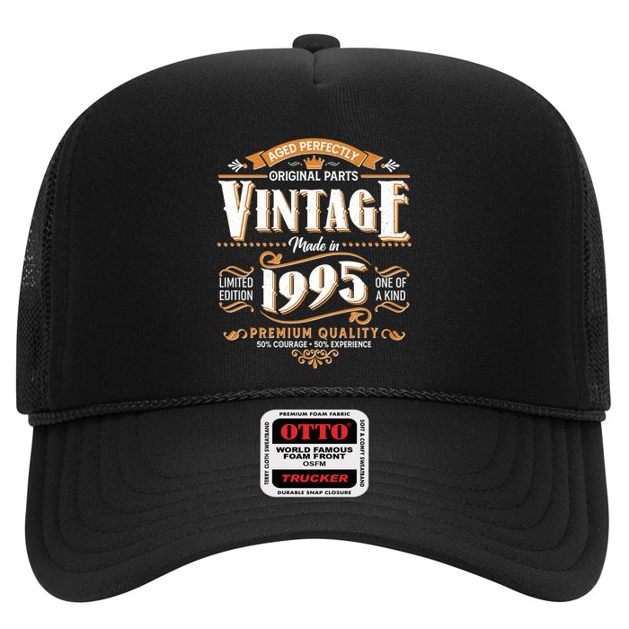 Aged Perfectly Original Parts Vintage Made In 1995 30th Birthday Trucker Hat