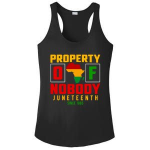 Africa Property Of Nobody Junenth Since 1865 Gift Ladies PosiCharge Competitor Racerback Tank