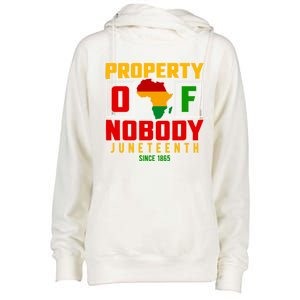 Africa Property Of Nobody Junenth Since 1865 Gift Womens Funnel Neck Pullover Hood