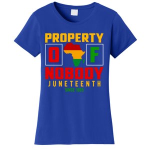 Africa Property Of Nobody Junenth Since 1865 Gift Women's T-Shirt