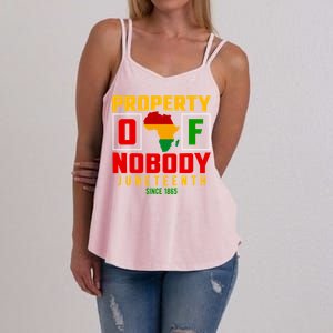 Africa Property Of Nobody Junenth Since 1865 Gift Women's Strappy Tank