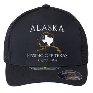 Alaska Pissing Off Texas Since 1959 Size State Flexfit Unipanel Trucker Cap