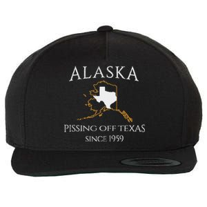 Alaska Pissing Off Texas Since 1959 Size State Wool Snapback Cap