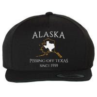 Alaska Pissing Off Texas Since 1959 Size State Wool Snapback Cap