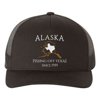 Alaska Pissing Off Texas Since 1959 Size State Yupoong Adult 5-Panel Trucker Hat