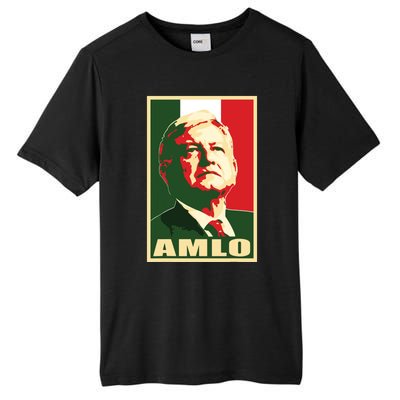 Amlo President Of Mexico Tall Fusion ChromaSoft Performance T-Shirt