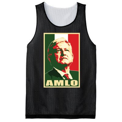 Amlo President Of Mexico Mesh Reversible Basketball Jersey Tank