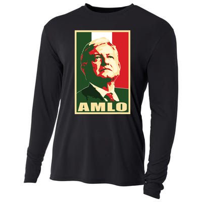 Amlo President Of Mexico Cooling Performance Long Sleeve Crew