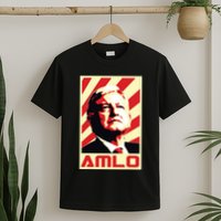Amlo President Of Mexico Retro Propaganda T-Shirt
