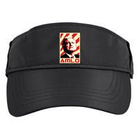 Amlo President Of Mexico Retro Propaganda Adult Drive Performance Visor
