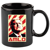 Amlo President Of Mexico Retro Propaganda 11oz C Handle Ceramic Mug