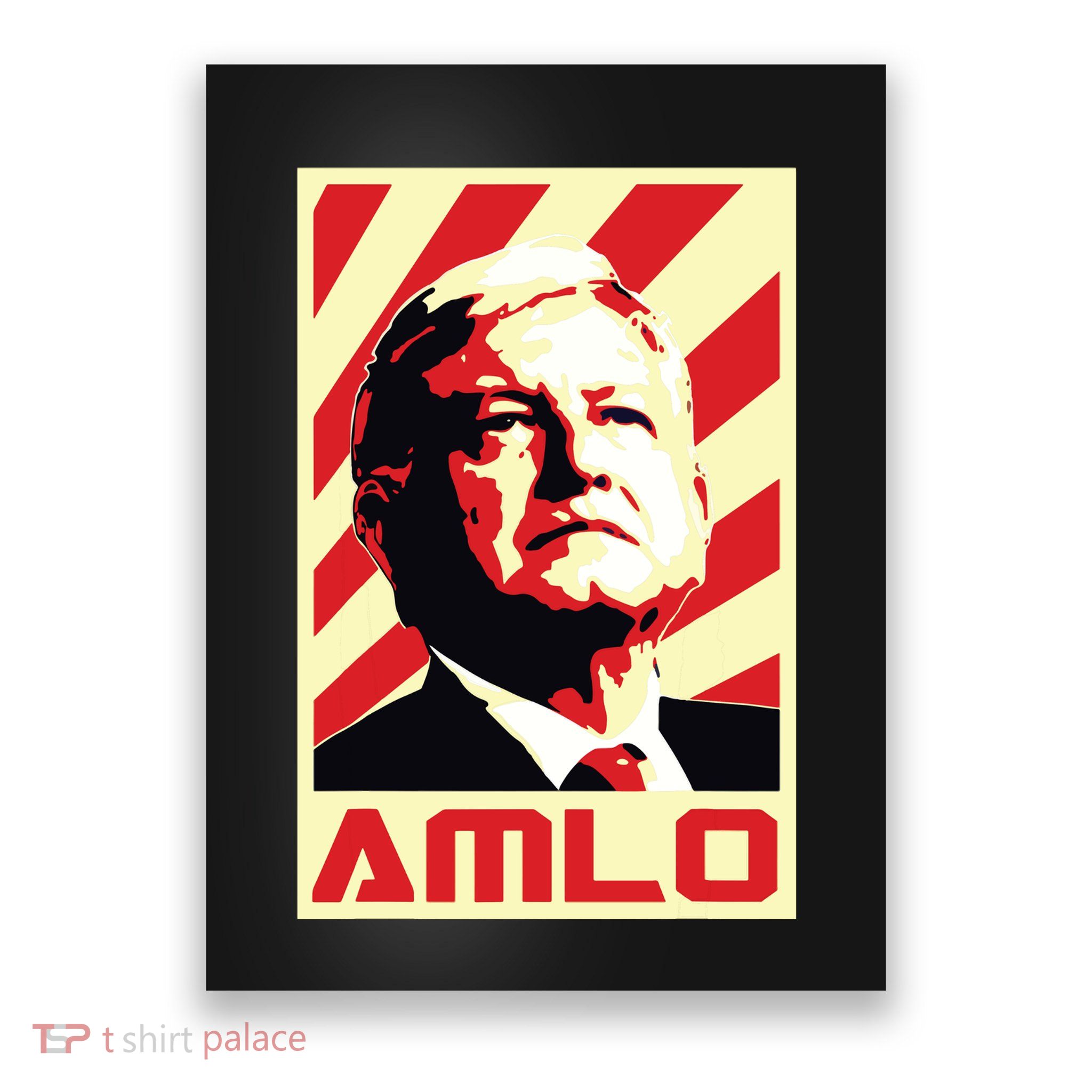 Amlo President Of Mexico Retro Propaganda Poster