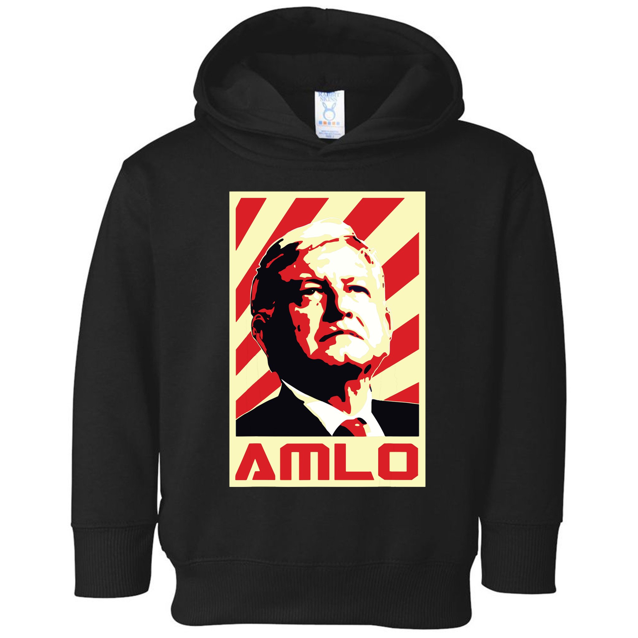 Amlo President Of Mexico Retro Propaganda Toddler Hoodie