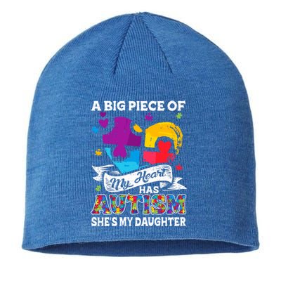 A Piece Of My Heart Has Autism My Daughter Meaningful Gift Sustainable Beanie