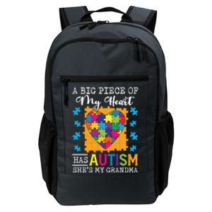 A Piece Of My Heart Has Autism My Grandma Gift Daily Commute Backpack