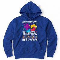 A Piece Of My Heart Has Autism My Pops Gift Hoodie