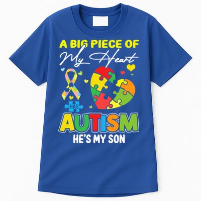 A Piece Of My Heart Has Autism My Son Gift Tall T-Shirt