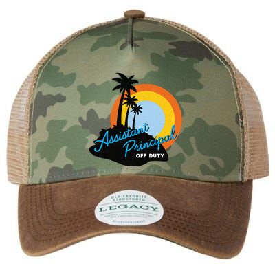 Assistant Principal Off Duty Gift Legacy Tie Dye Trucker Hat