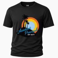 Assistant Principal Off Duty Gift Cooling Performance Crew T-Shirt