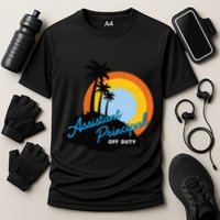 Assistant Principal Off Duty Gift Cooling Performance Crew T-Shirt