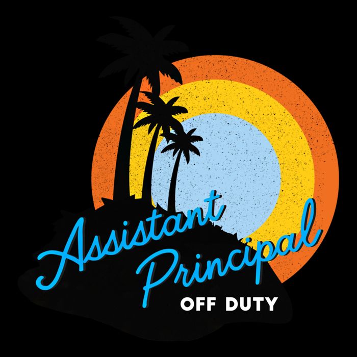 Assistant Principal Off Duty Gift Cooling Performance Crew T-Shirt
