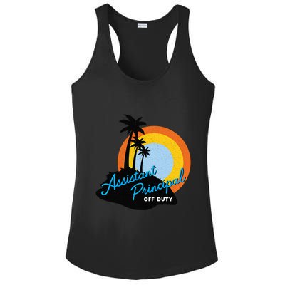 Assistant Principal Off Duty Gift Ladies PosiCharge Competitor Racerback Tank