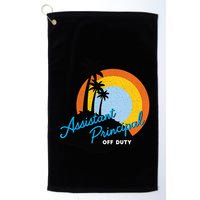 Assistant Principal Off Duty Gift Golf Towel