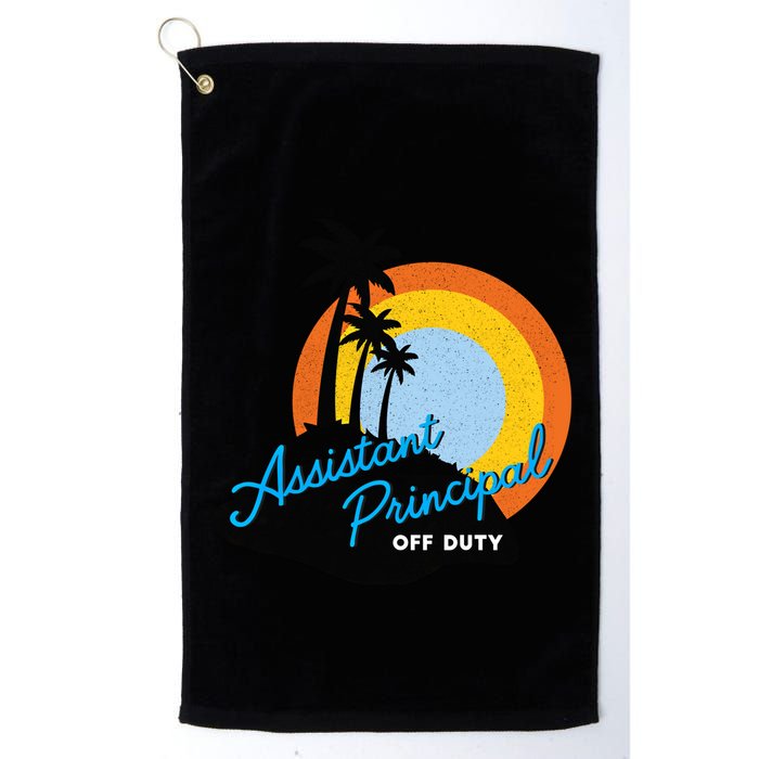 Assistant Principal Off Duty Gift Golf Towel