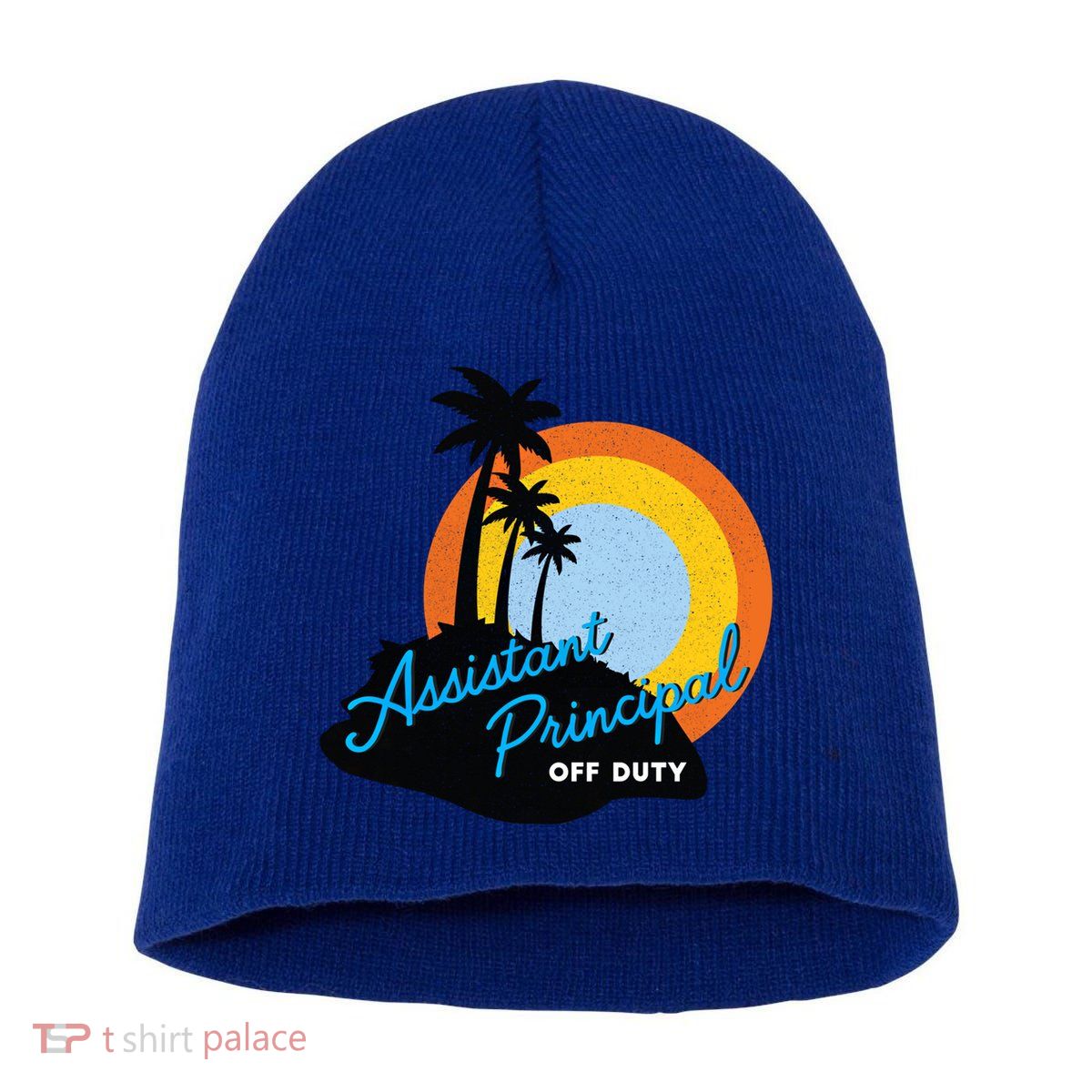 Assistant Principal Off Duty Gift Short Acrylic Beanie