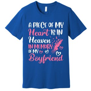 A Piece Of My Heart Is In Heaven In Memory Of Friend Great Gift Premium T-Shirt