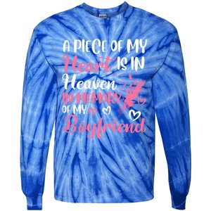 A Piece Of My Heart Is In Heaven In Memory Of Friend Great Gift Tie-Dye Long Sleeve Shirt