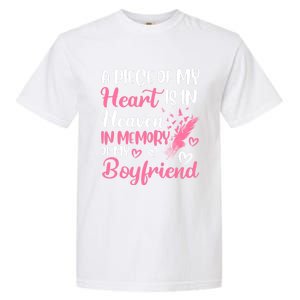 A Piece Of My Heart Is In Heaven In Memory Of Friend Great Gift Garment-Dyed Heavyweight T-Shirt