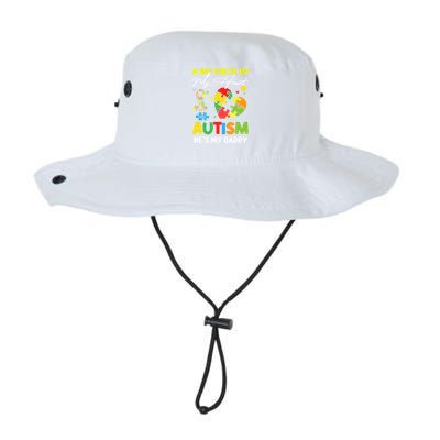 A Piece Of My Heart Has Autism My Daddy Gift Legacy Cool Fit Booney Bucket Hat