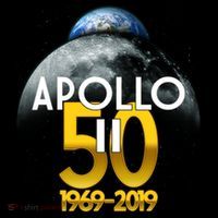 Apollo 11 50th Anniversary High Crown Mesh Back Trucker Hat