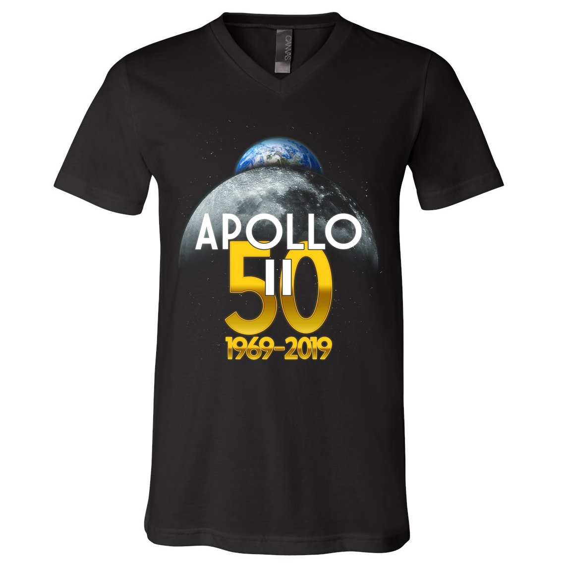Apollo 11 50th Anniversary V-Neck T-Shirt