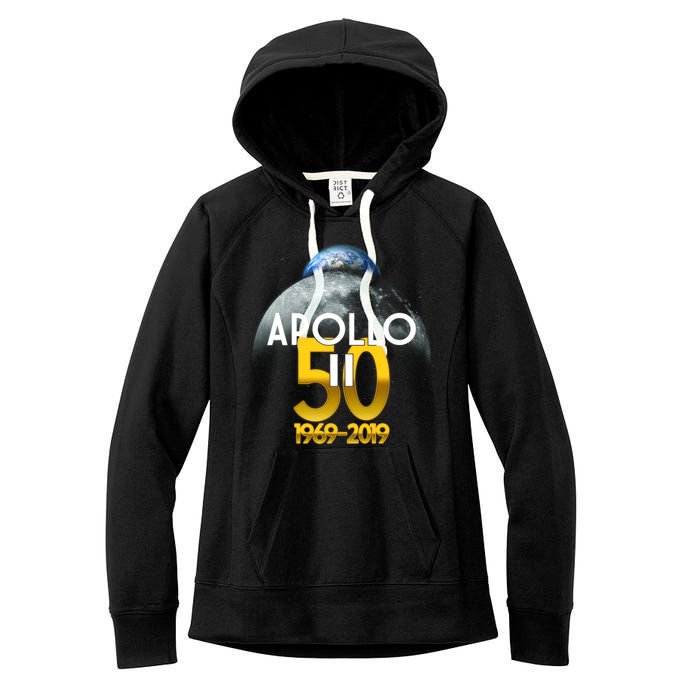 Apollo 11 50th Anniversary Women's Fleece Hoodie