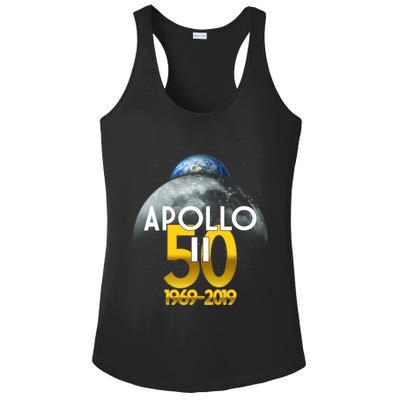Apollo 11 50th Anniversary Ladies PosiCharge Competitor Racerback Tank