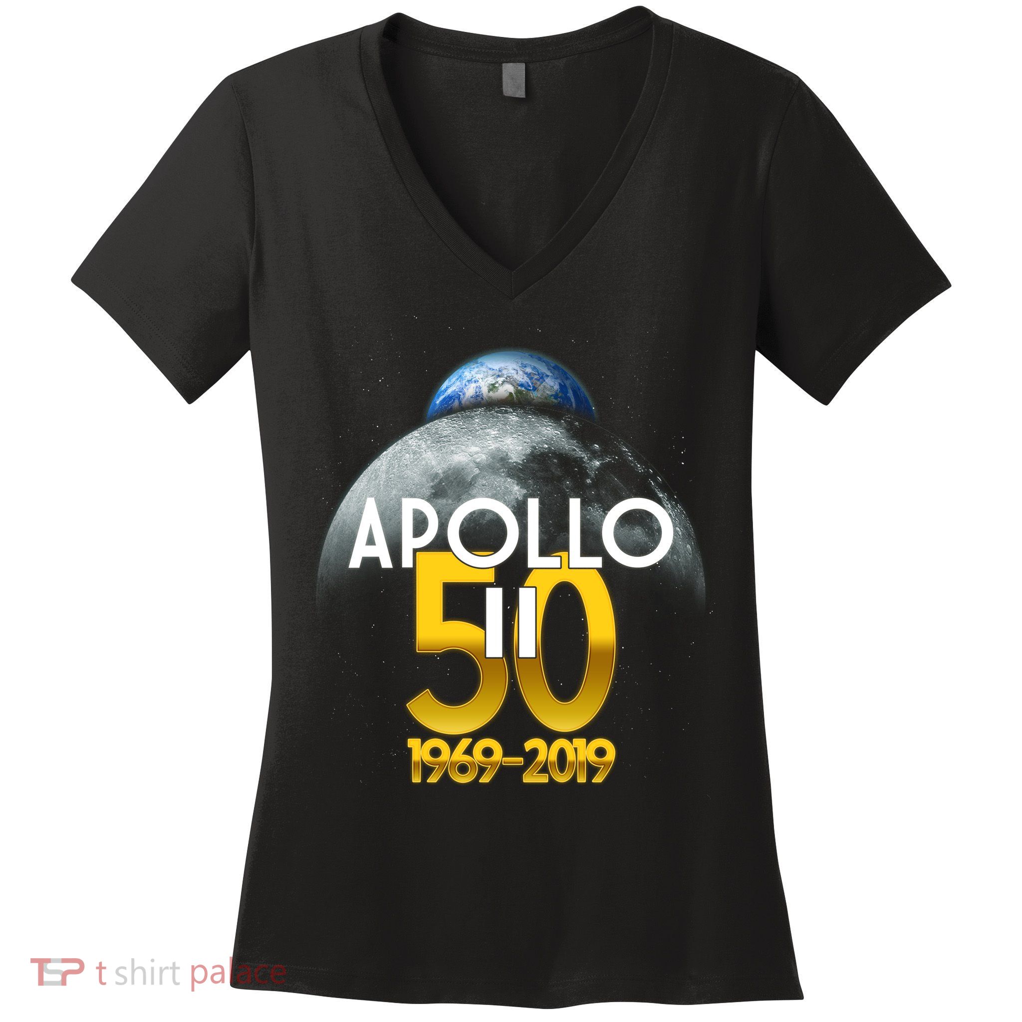 Apollo 11 50th Anniversary Women's V-Neck T-Shirt