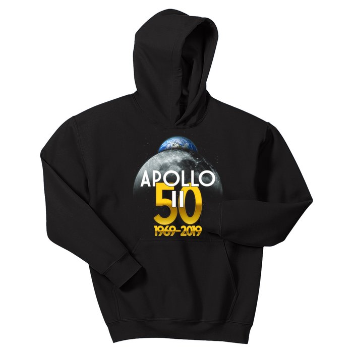 Apollo 11 50th Anniversary Kids Hoodie