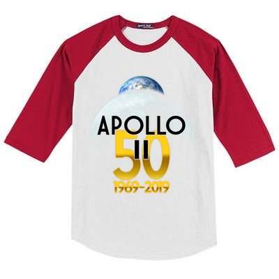 Apollo 11 50th Anniversary Kids Colorblock Raglan Jersey