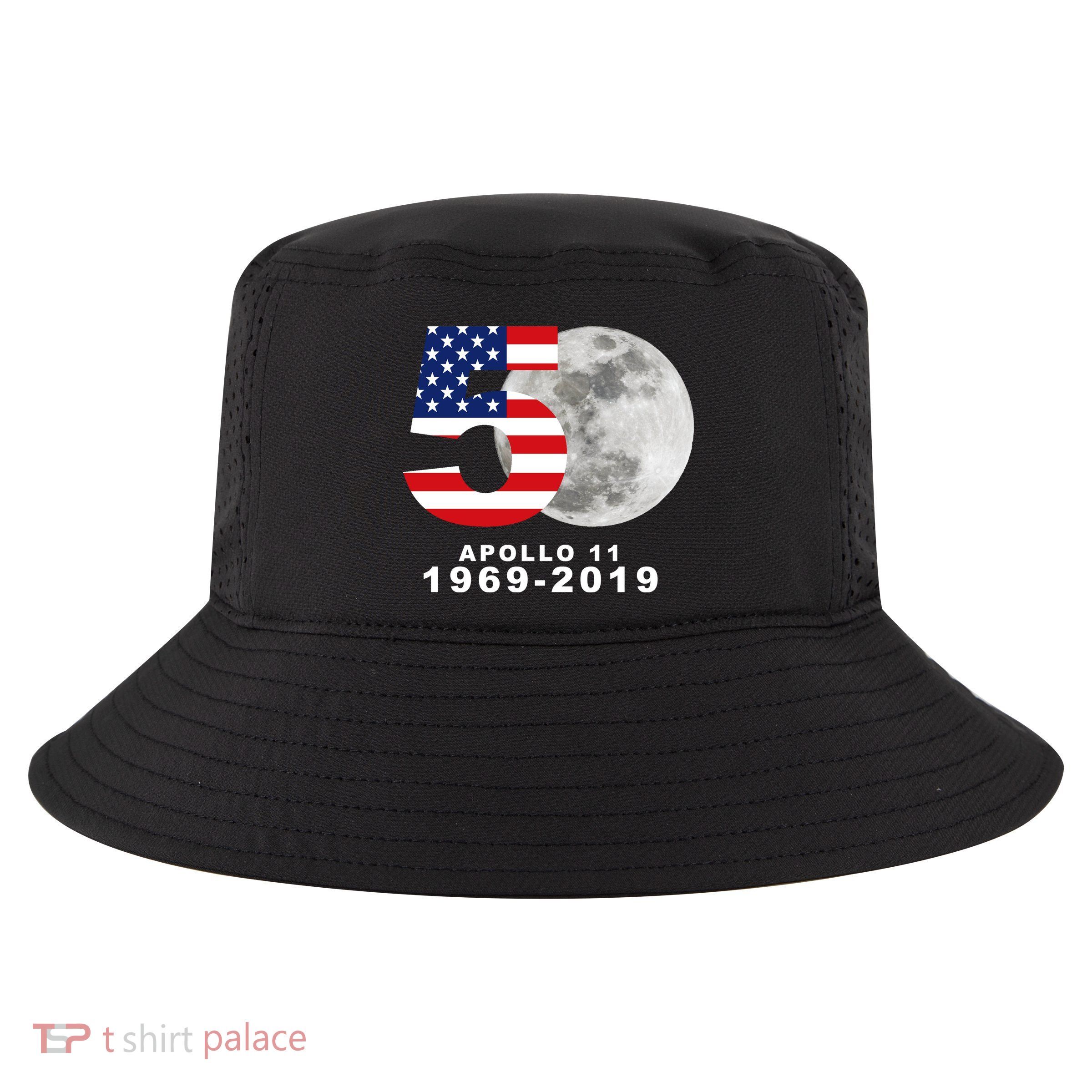Apollo 11 50th Anniversary American Moon Landing Cool Comfort Performance Bucket Hat
