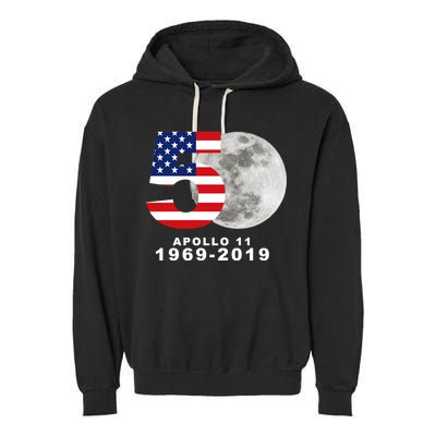 Apollo 11 50th Anniversary American Moon Landing Garment-Dyed Fleece Hoodie