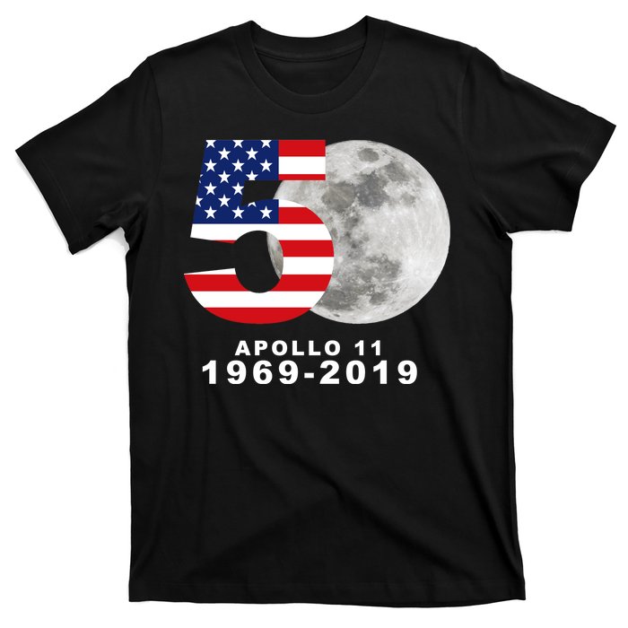 Apollo 11 50th Anniversary American Moon Landing T-Shirt