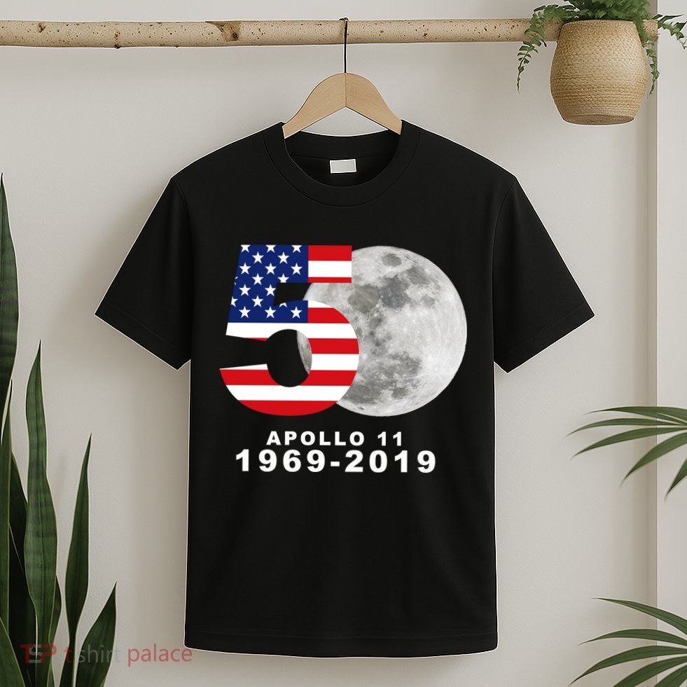 Apollo 11 50th Anniversary American Moon Landing T-Shirt