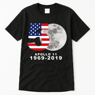 Apollo 11 50th Anniversary American Moon Landing Tall T-Shirt