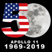 Apollo 11 50th Anniversary American Moon Landing Flatbill Hat