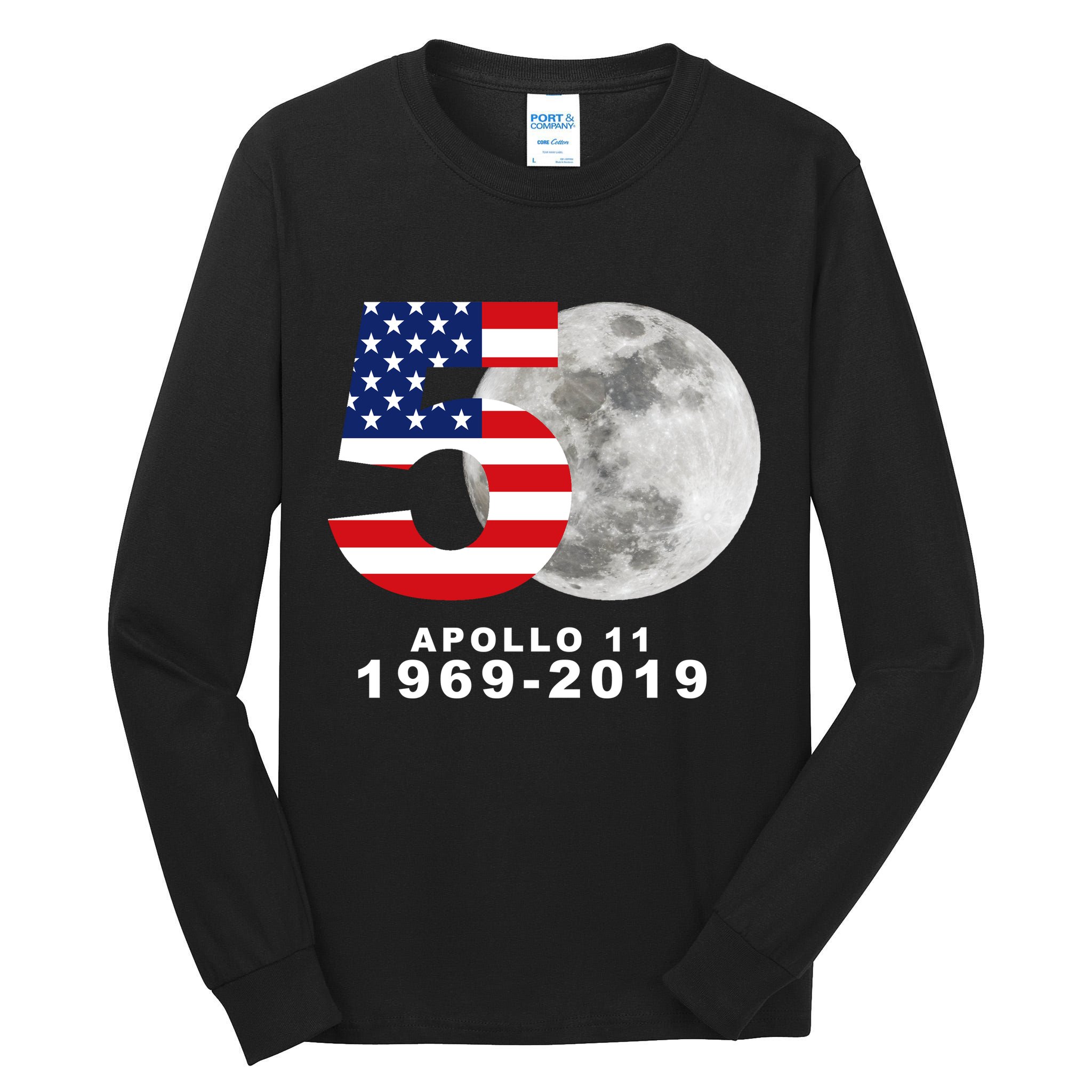Apollo 11 50th Anniversary American Moon Landing Tall Long Sleeve T-Shirt
