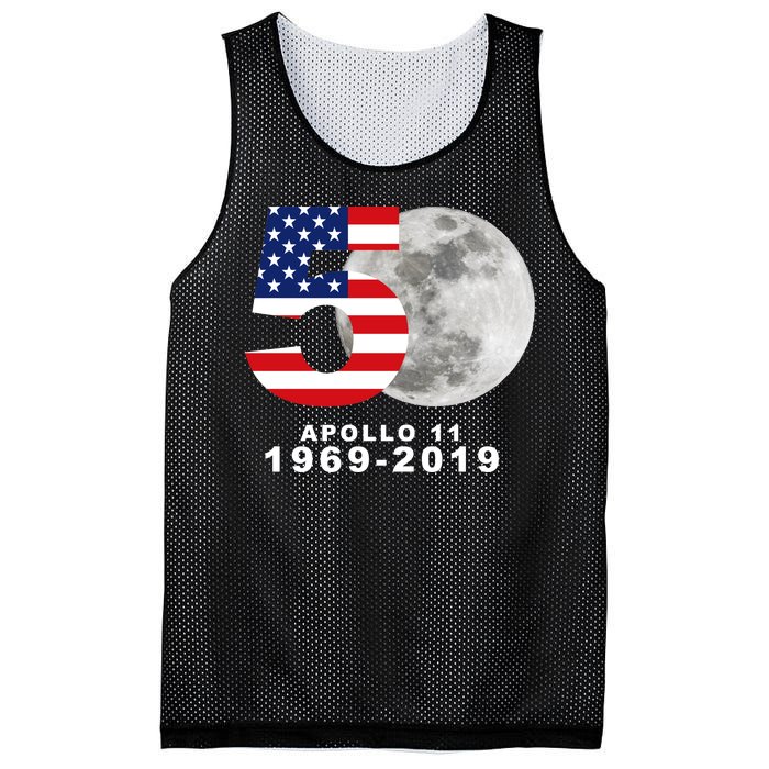 Apollo 11 50th Anniversary American Moon Landing Mesh Reversible Basketball Jersey Tank